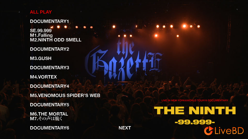 the GazettE LIVE IN NEW YORK & WORLD TOUR19 DOCUMENTARY THE NINTH [99.999] (2020) BD蓝光原盘 33.2G_Blu-ray_BDMV_BDISO_1