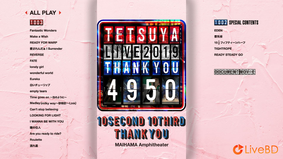 小川哲也 TETSUYA LIVE 2019 THANK YOU 4950 (2020) BD蓝光原盘 42.4G_Blu-ray_BDMV_BDISO_1