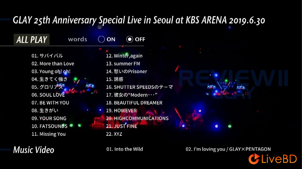 GLAY 25th Anniversary Special Live in Seoul at KBS ARENA (2020) BD蓝光原盘 41.7G_Blu-ray_BDMV_BDISO_1