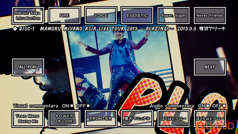 宮野真守 MAMORU MIYANO ASIA LIVE TOUR 2019～BLAZING!～(2BD) (2020) BD蓝光原盘 87.5G_Blu-ray_BDMV_BDISO_1