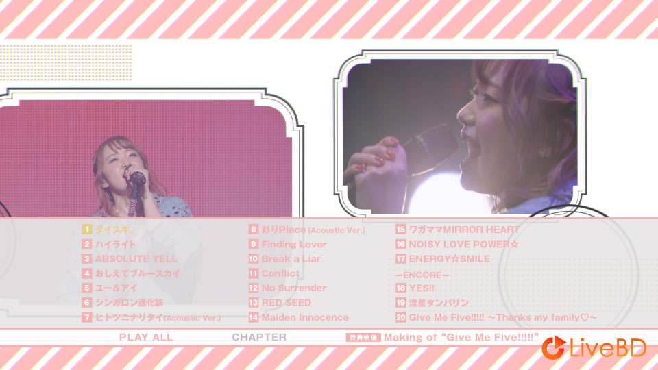 大橋彩香 5th Anniversary Live～Give Me Five!!!!!～at PACIFICO YOKOHAMA (2020) BD蓝光原盘 43.2G_Blu-ray_BDMV_BDISO_1