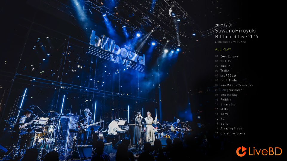 澤野弘之 SawanoHiroyuki Billboard Live 2019 at Billboard Live TOKYO (2020) BD蓝光原盘 23.5G_Blu-ray_BDMV_BDISO_1