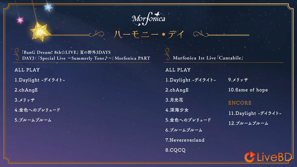 BanG Dream! 8th☆LIVE 夏の野外3DAYS DAY3 :「Special Live～Summerly Tone♪～」Morfonica PART (2021) BD蓝光原盘 35.5G_Blu-ray_BDMV_BDISO_1