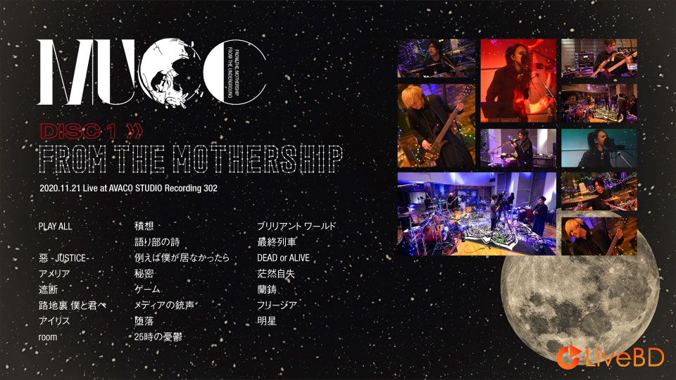 MUCC FROM THE MOTHERSHIP / FROM THE UNDERGROUND [会員限定生産盤] (5BD) (2021) BD蓝光原盘 186.2G_Blu-ray_BDMV_BDISO_1