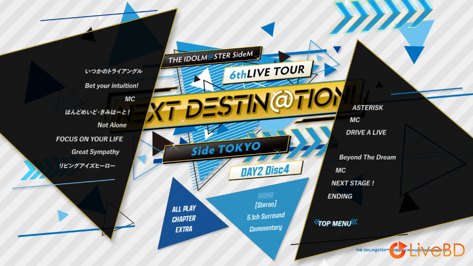 THE IDOLM@STER SideM 6thLIVE TOUR ~NEXT DESTIN@TION!~ Side TOKYO LIVE Blu-ray (5BD) (2022) BD蓝光原盘 178.7G_Blu-ray_BDMV_BDISO_7