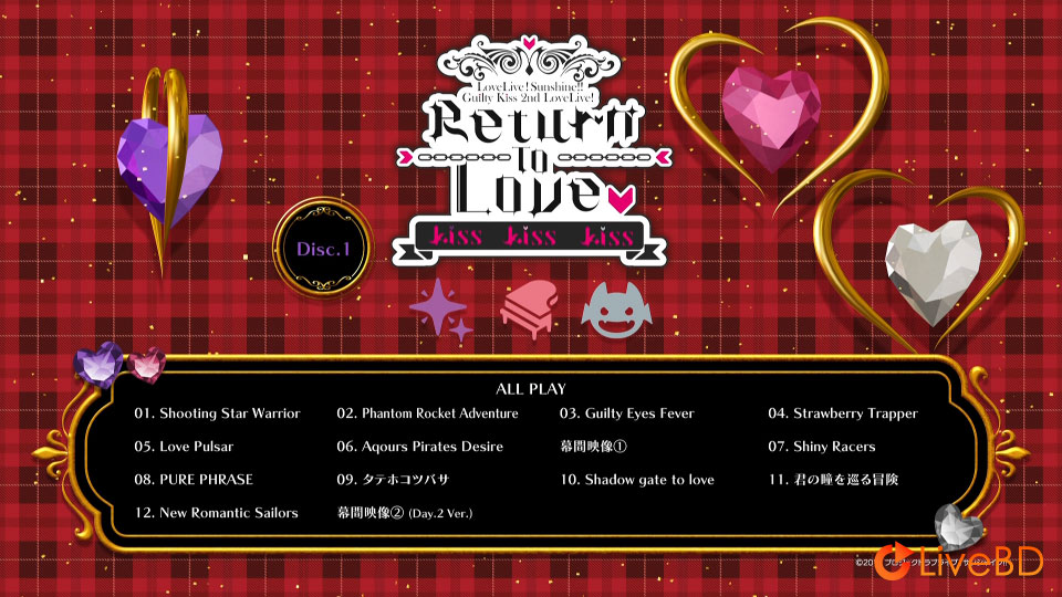 LoveLive! Sunshine!! Guilty Kiss 2nd LoveLive!~Return To Love Kiss Kiss Kiss~Blu-ray Memorial BOX (3BD) (2022) BD蓝光原盘 93.1G_Blu-ray_BDMV_BDISO_1 LoveLive! Sunshine!! Guilty Kiss 2nd LoveLive!~Return To Love Kiss Kiss Kiss~Blu-ray Memorial BOX (3BD) (2022) BD蓝光原盘 93.1G_Blu-ray_BDMV_BDISO_1