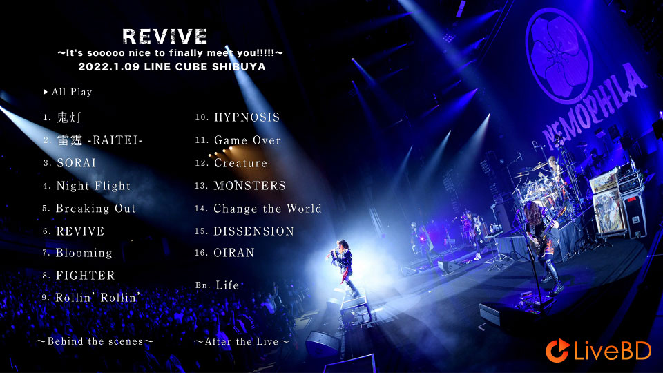 NEMOPHILA LIVE 2022 REVIVE～It′s sooooo nice to finally meet you!!!!!～(2022) BD蓝光原盘 19.2G_Blu-ray_BDMV_BDISO_1